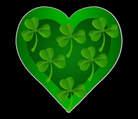 shamrock heart