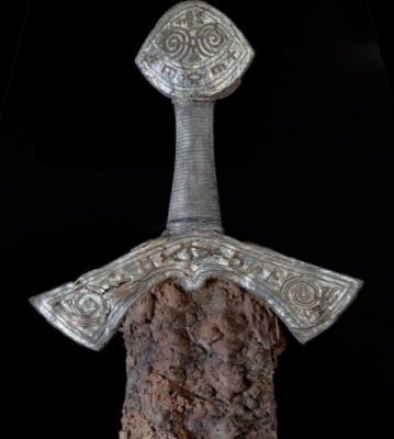 rusty sword handle $