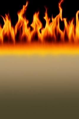 candle burning ENHANCED