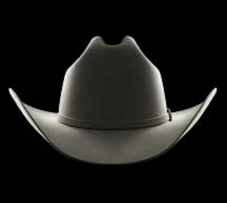 Cowboy hat white 1
