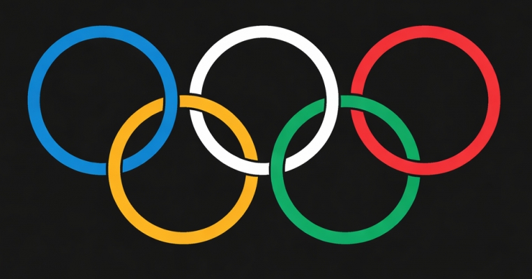 Olympic Circles inverted black