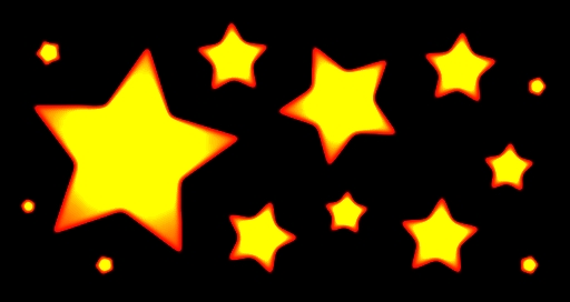 Stars upscaled 272px