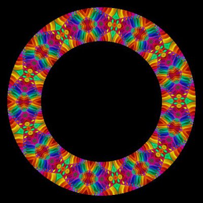 Rainbow Effect round preview