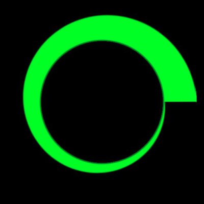 Light it slowly green round preview