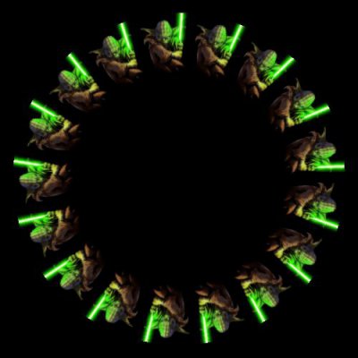 Yoda Lightsaber round preview