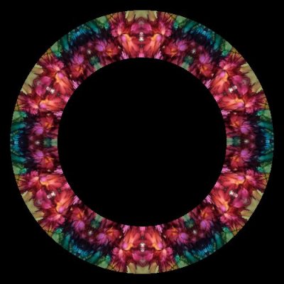 Color abstract ink round preview