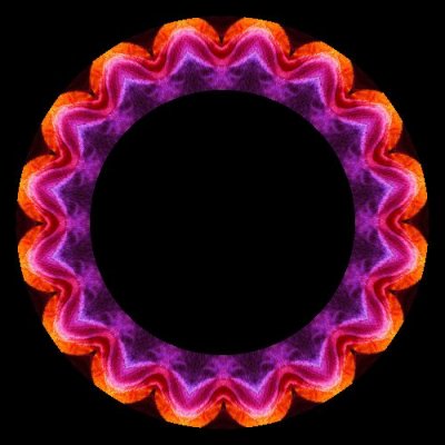 Fabric Wave round preview