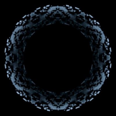 Gray Triangles round preview