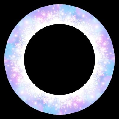 Snowflakes round preview