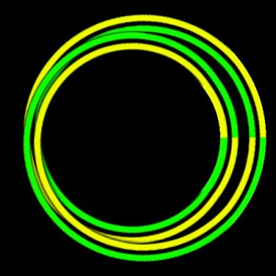 swapDoubleD greenYellow 3Dcross round preview