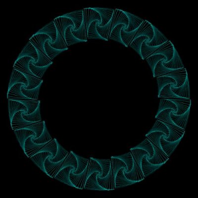 King's maze Light Blue round preview