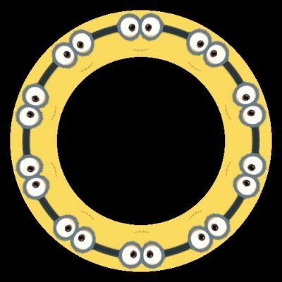 minion eye round preview