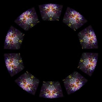 psychedelic face round preview