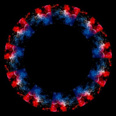 blue and red watercolor ink in water abstract background cool trending screensaver a powerful round preview