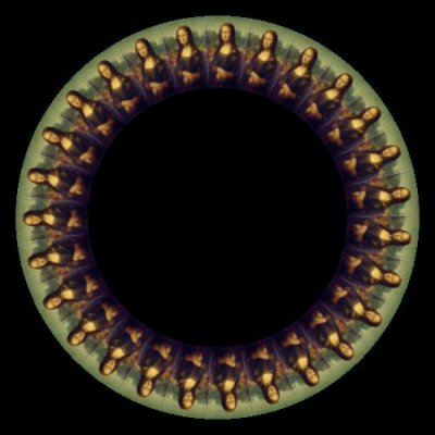 La Joconde, Mona Lisa, by Leonardo da Vinci round preview