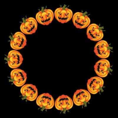 Halloween pumpkin round preview