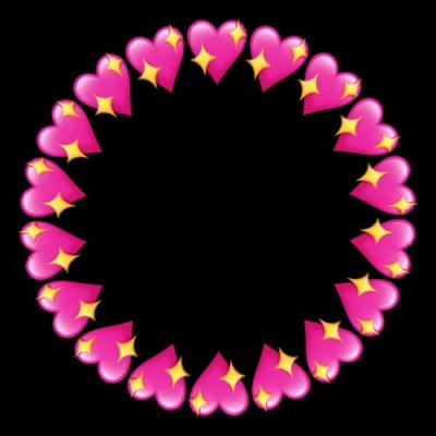emoji sparkling heart round preview