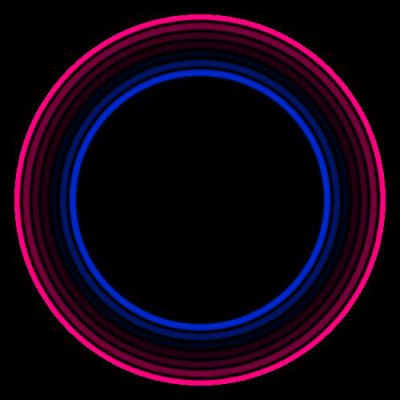 Stripped gradient round preview