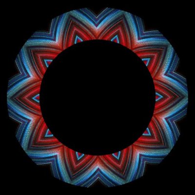 geometric red blue4 round preview