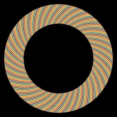 vintage stripes round preview