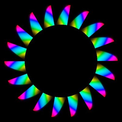 [starfury]  jun25 EaseIN OUT Rainbow Glow  fade in 1 256h round preview