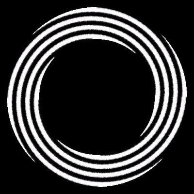 Lines (downloading white) round preview