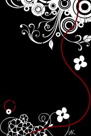 Black and White filligree