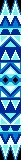 Blue mosaic