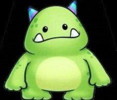 cute green monster
