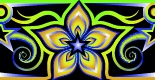 Green Plumeria  cold colors