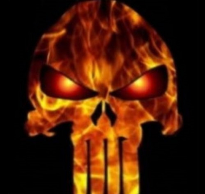fire skull punisher $