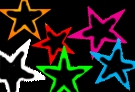 Colorful stars