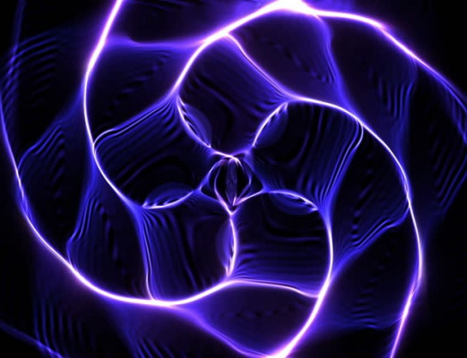 Purple organic mesh