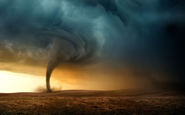 tornado blue red