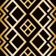 Black and Gold Gatsby
