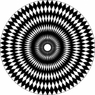 pulse sacred geometry wall decal 136px