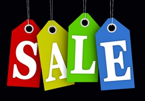 SALE text tags