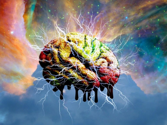 psychedelic brain