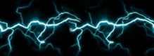 Cyan lightning
