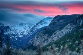 Mountain sunset 4