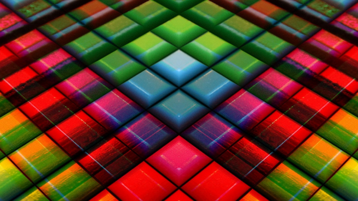 Rainbow Cubes