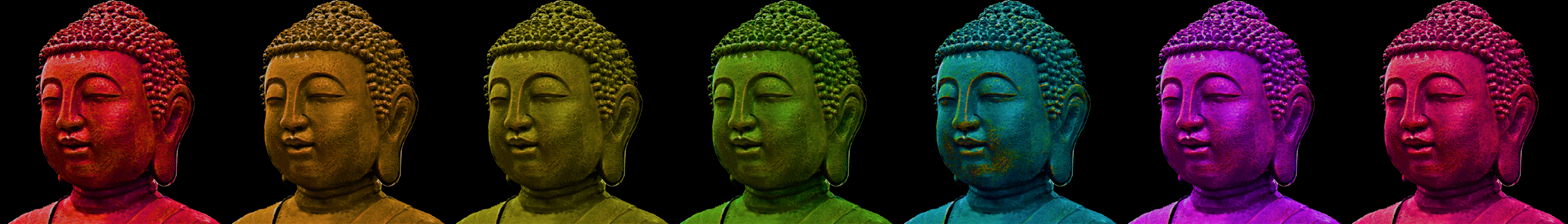 Rainbow Buddha