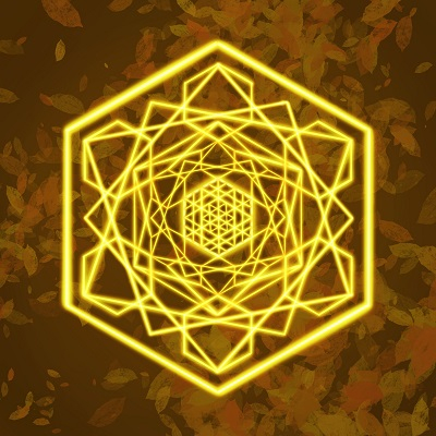 brown and gold mandala