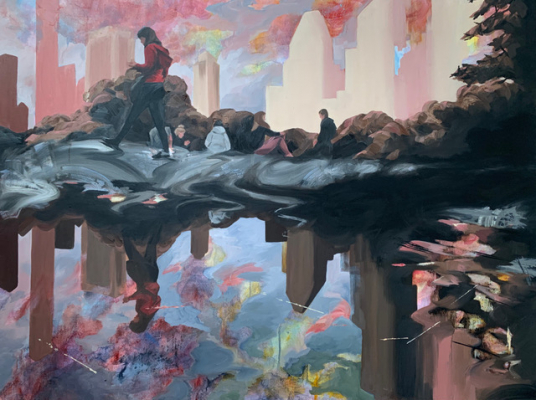 Wrigley Belinda Scarlet Clouds