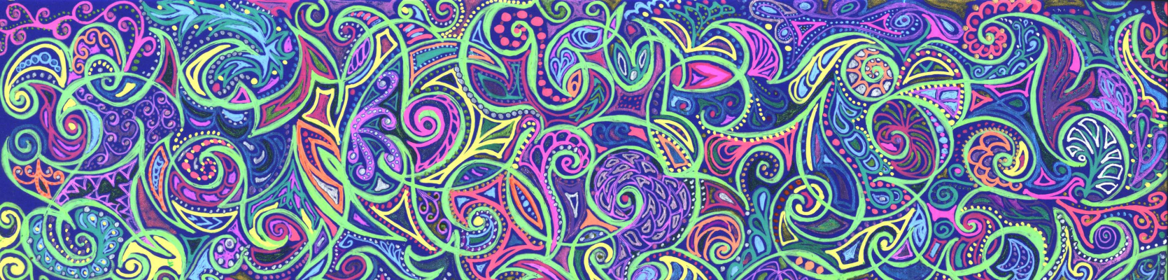 Abstract Paisley Panorama