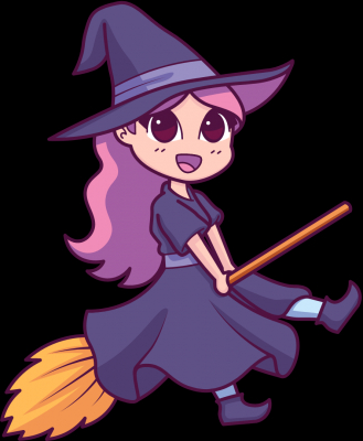 Cartoon witch
