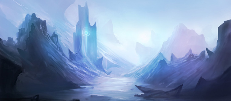 digital paint - Ice