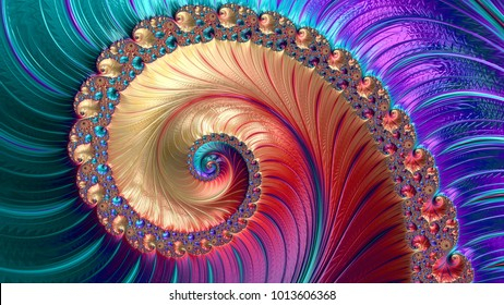 abstract computer generated fractal design