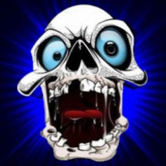 blue skull $