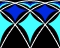 Geometric Blue Aqua